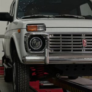 Retro Chrome Cylindrical Bumper